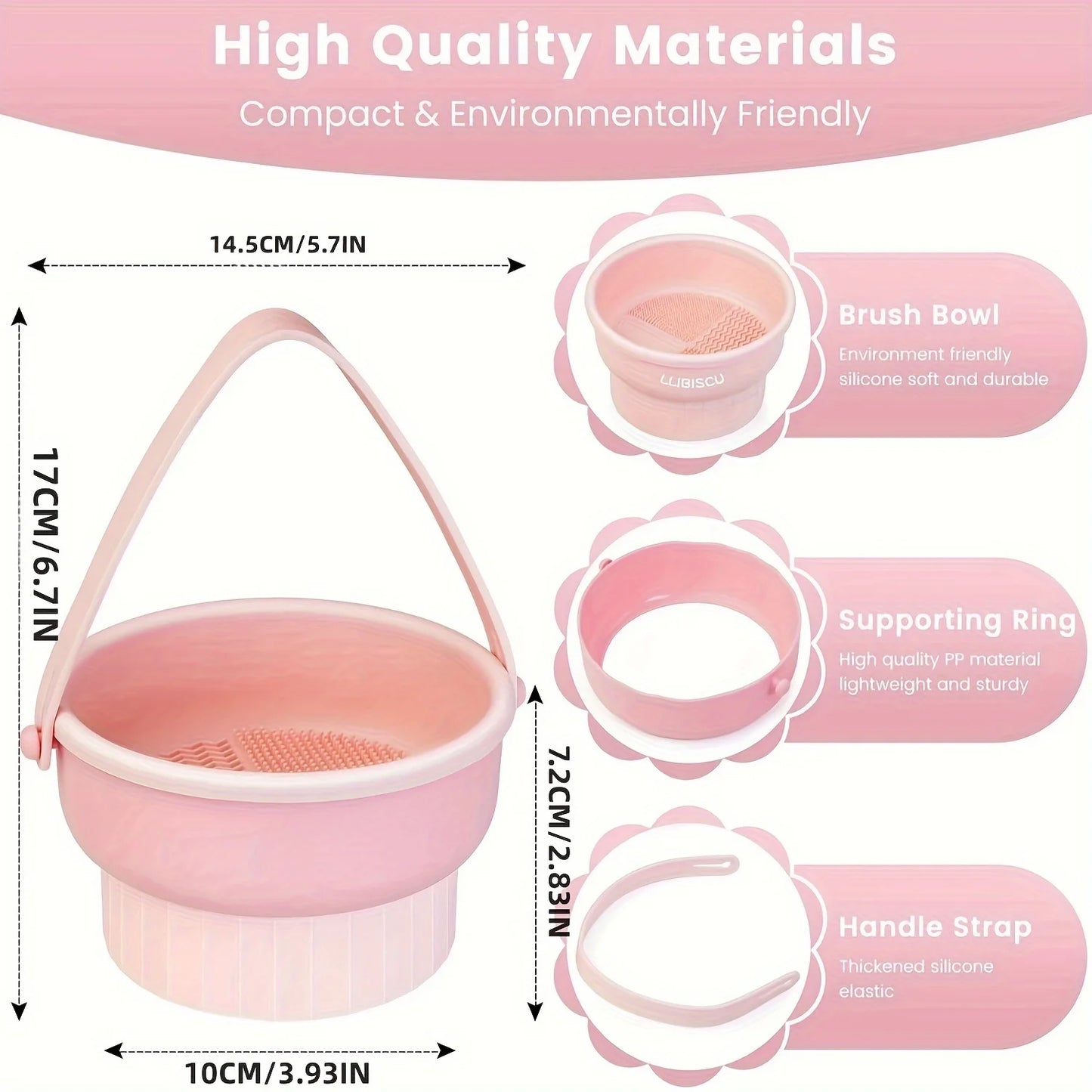3-in-1 Makeup Brush Cleaning & Drying Set