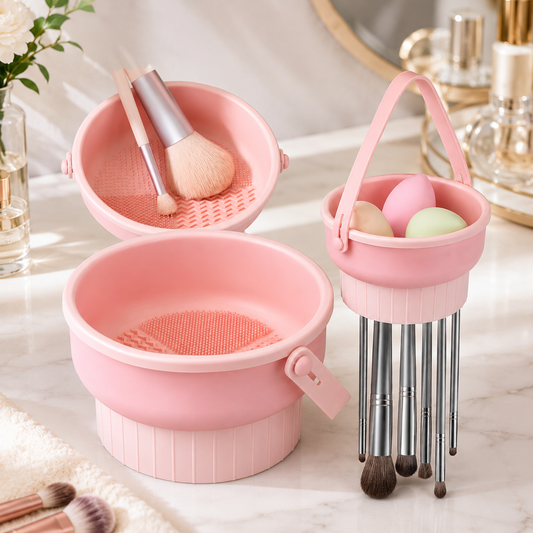 3-in-1 Makeup Brush Cleaning & Drying Set