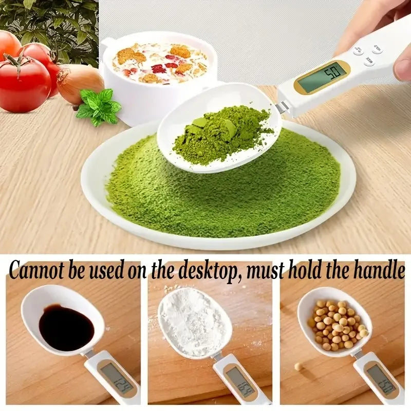 Digital Measuring Spoon Scale-Precision Kitchen Food & Coffee Scale (500g)