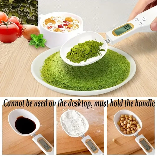 Digital Measuring Spoon Scale-Precision Kitchen Food & Coffee Scale (500g)