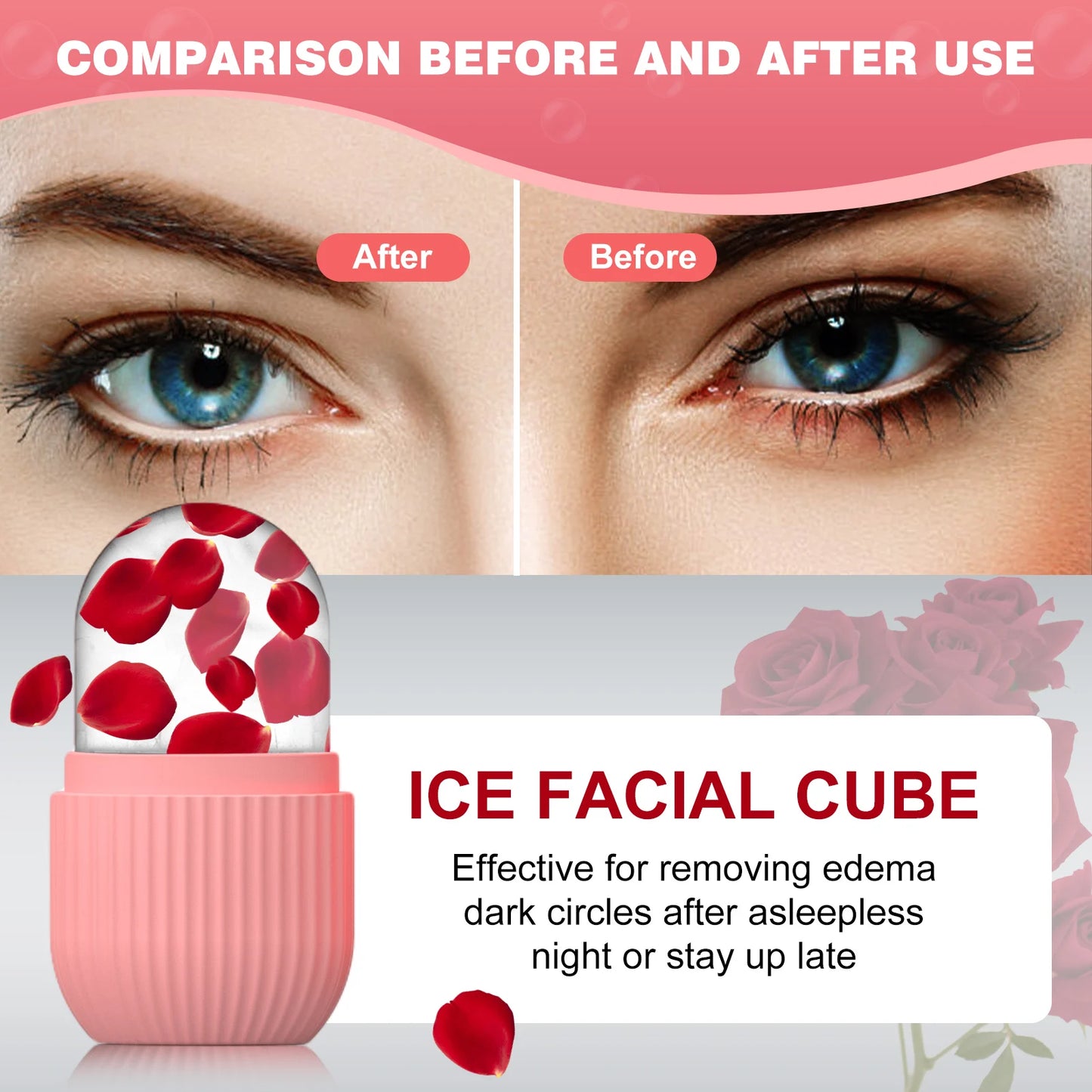 Reusable Ice Facial Roller | Depuff, Refresh & Glow