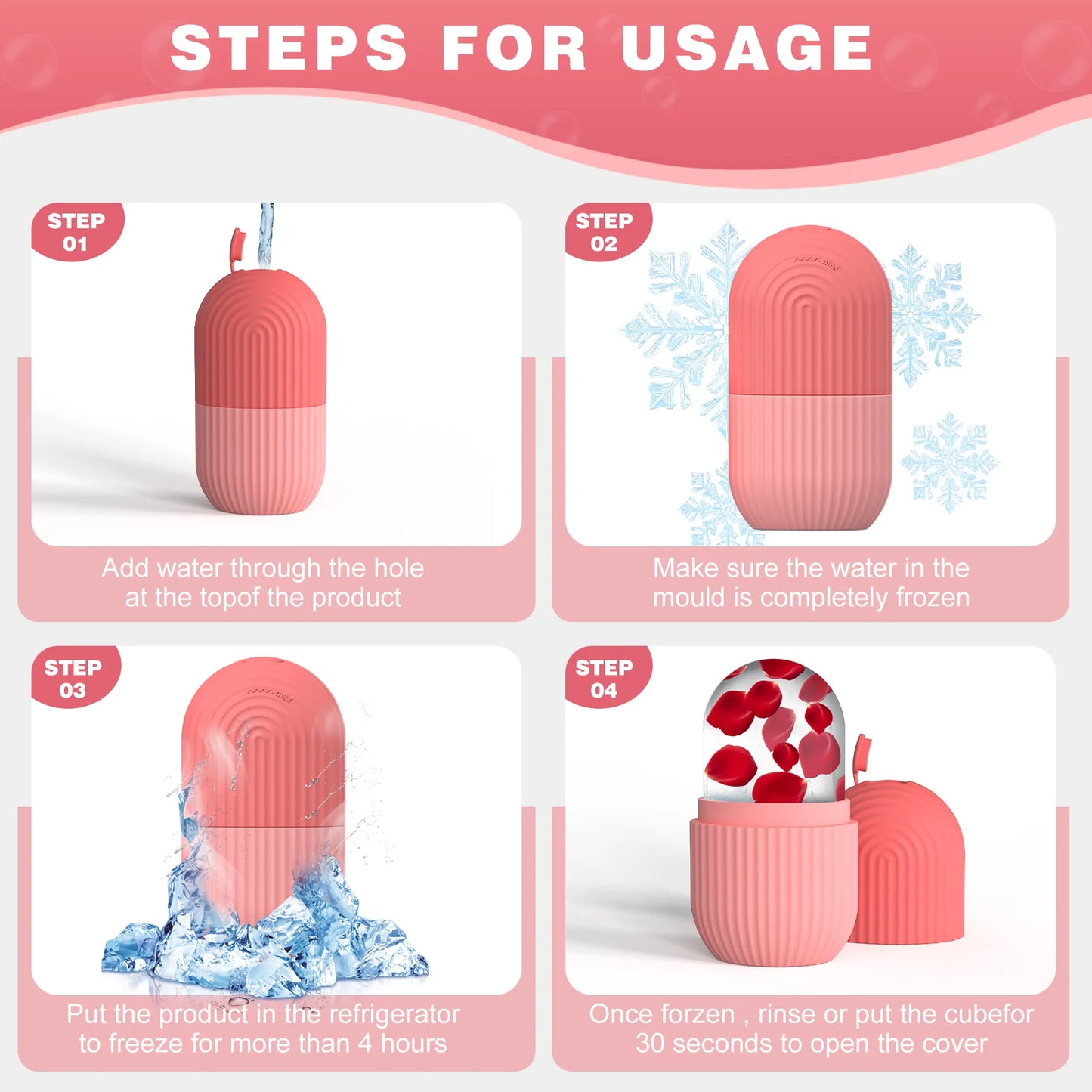 Reusable Ice Facial Roller | Depuff, Refresh & Glow