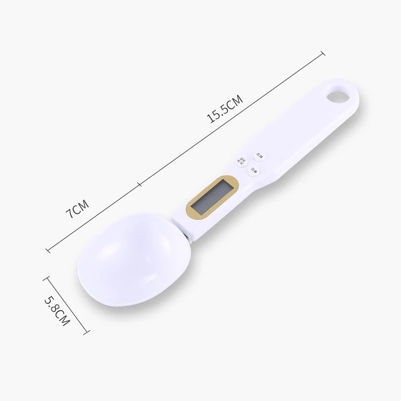 Digital Measuring Spoon Scale-Precision Kitchen Food & Coffee Scale (500g)