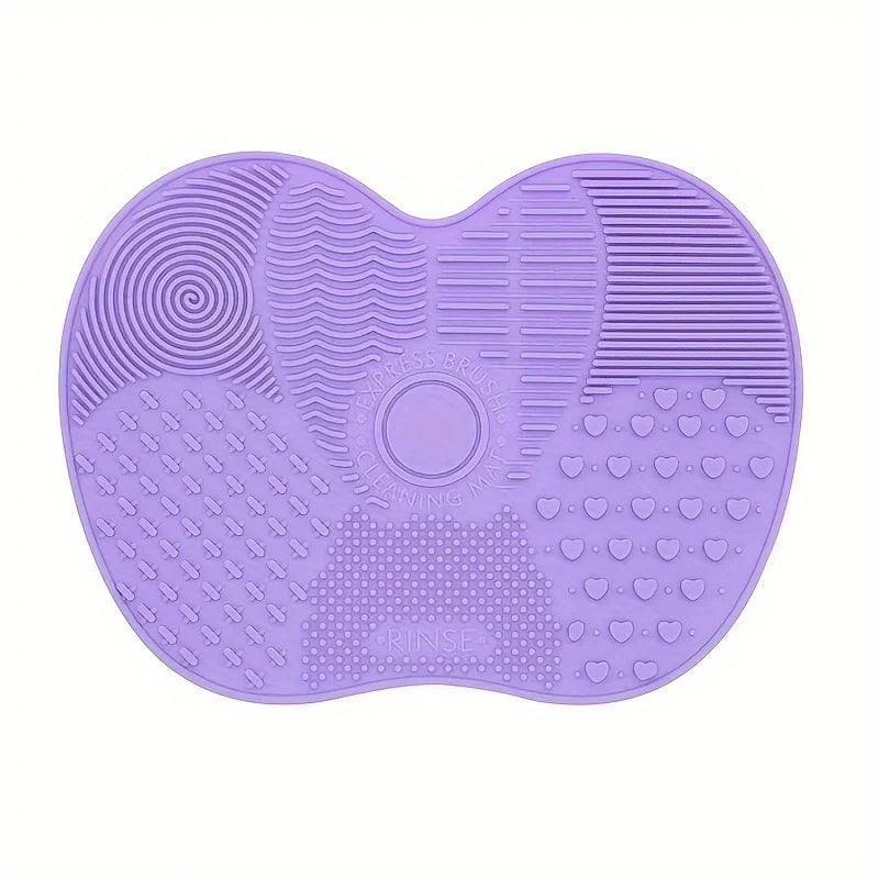Silicone Makeup Brush Cleaning Mat | Suction Cup Brush Cleaner